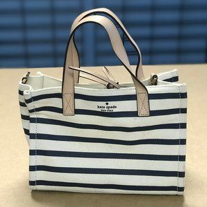 Kate Spade blue and white stripes!